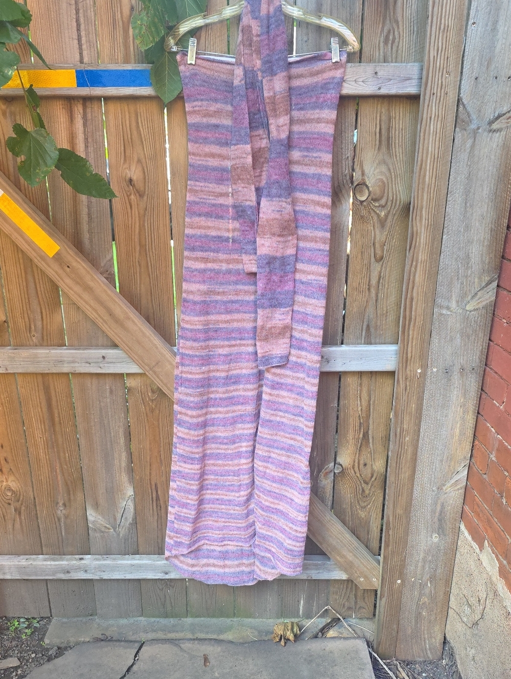 Striped Knit Maxi Dress
